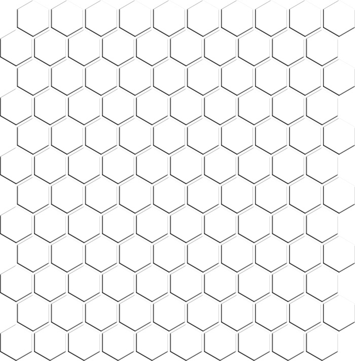 Hexagon Beyaz